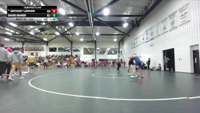 174 lbs Champ. Round 1 - Anthony Lahoski, Ohio Northern vs David Maher, Mount St. Joseph