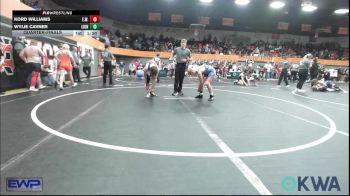 110 lbs Quarterfinal - Kord Williams, Elgin Wrestling vs Wylie Cavner, Lions Wrestling Academy