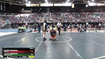 235 lbs Cons. Round 5 - Jolisa Mendoza, Crook County vs Alyssa Estrada, Jerome