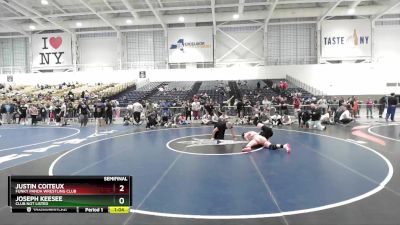 152 lbs Semifinal - Joseph Keesee, Club Not Listed vs Justin Coiteux, Funky Panda Wrestling Club