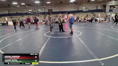 250 lbs Cons. Round 3 - Xaiden Natal, Burnett Trained Wrestling vs Jakari Johnson, Eagles Wrestling Club