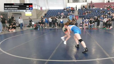 115 lbs Cons. Rd Of 16 - Isabella Mikesell, Helena Wrestling Club vs Eva Afanasyeva, Ayala Smash