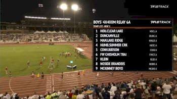 High School Boys' 4x400m Relay Class 6A, Finals 1