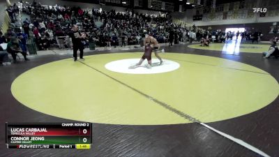 113 lbs Champ. Round 2 - Lucas Carbajal, Temecula Valley vs Connor Jeong, Castro Valley