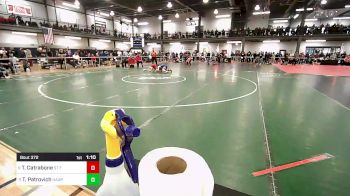 101 lbs Round Of 16 - Tanner Catrabone, St Francis vs Trevor Patrovich, Hauppauge