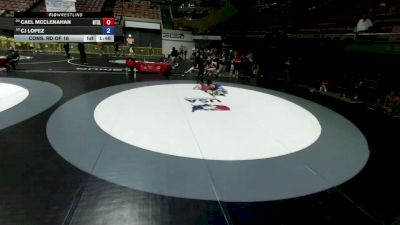 138 lbs Cons. Rd Of 16 - Cael McClenahan, Beat The Streets - Los Angeles vs CJ Lopez