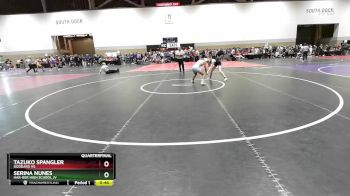 105B Quarterfinal - Tazuko Spangler, Goddard HS vs Serina Nunes, Har-Ber High School JV