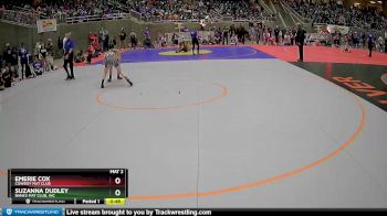 101 lbs Quarterfinal - Suzanna Dudley, Banks Mat Club, Inc vs Emerie Cox, Cowboy Mat Club