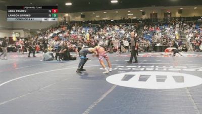 113 lbs Consi Of 8 #1 - Arav Pandey, PA vs Lawson Sparks, PA
