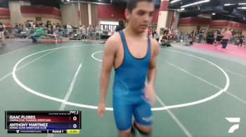 145 lbs Cons. Round 2 - Isaac Flores, Carrollton Thunder Wrestling vs Anthony Martinez, Spring Klein Wrestling Club
