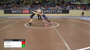 110 lbs Quarterfinal - Channing Fields, Miami Takedown Club vs Rogan McAbee, Broken Arrow WC