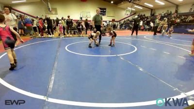 40 lbs Consi Of 4 - Carly Holtz, Coweta Tiger Wrestling vs Griffin Edmondson, Team Tulsa Wrestling Club