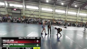 120 lbs Quarterfinal - Millie Leib, Davis Wrestling Club vs Penelope Escobedo, Westlake