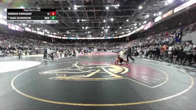 132 lbs Cons. Round 5 - Eian Schwecke, Moscow vs Keenan Enriquez, Forest Grove