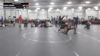 106 lbs Round 5 (10 Team) - Brady Genard, Mat Assassins Black vs Charles Cooper, Maryland Mallets