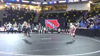 106 lbs Finals (1st & 3rd) - Cruz Gannon, Dowling Catholic vs Jackson Draheim, Waukee Northwest