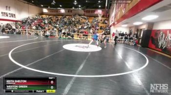 120 lbs Cons. Round 3 - Weston Green, Green River vs Keith Shelton, Evanston