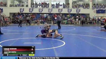 113 lbs Cons. Semi - Chase Godwin, SWANTON vs Sawyer Smith, PERKINS
