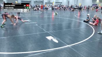 105 lbs 1st Place Match - Paxton Terry, Nebraska Boyz Wrestling vs Cato Rickel, Team Aggression