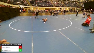 5th - 6th grade - 78 Cons. Semis - Hudson Utesch, Iowa vs Sam Smith, Sebolt Wrestling Academy