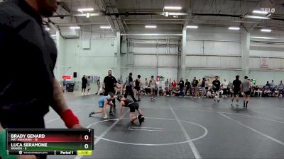 96 lbs Round 5 (8 Team) - Brady Genard, Mat Assassins vs Luca Seramone, Kraken