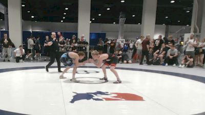 57 kg Cons. Rd Of 32 - Cael Floerchinger, WWRTC vs Dylan St. Germain, Mustang Wrestling Club