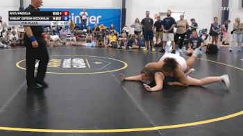 105 kg 7th Place - Mya Padilla, Okie Girls - W vs Shelby Gipson-McDonald, PA West Yellow - W