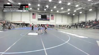 149 lbs Champ. Round 1 - Vincenzo Napolitana, NYU vs Easton Broxterman, USMAPS