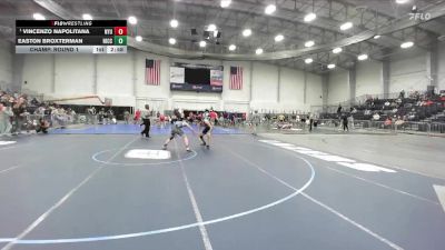 149 lbs Champ. Round 1 - Vincenzo Napolitana, NYU vs Easton Broxterman, USMAPS