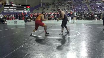 285 lbs Round 1 (16 Team) - Kaiden Cisneros, Arizona Christian University vs Bryce Wheatley, Southeastern