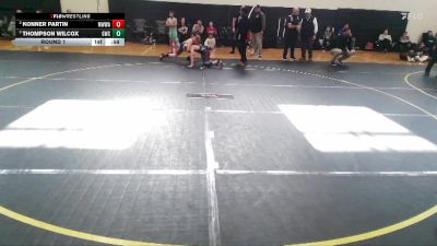 115 lbs Round 1 - Konner Partin, Mighty Warriors Wrestling Acad vs Thompson Wilcox, Grizzlies Wrestling Club