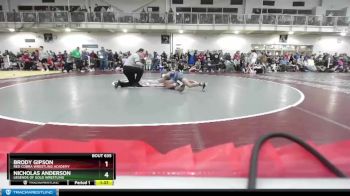 126 lbs Champ. Round 2 - Nicholas Anderson, Legends Of Gold Wrestling vs Brody Gipson, Red Cobra Wrestling Academy