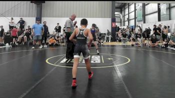 90 lbs Rr Rnd 4 - Mason Worden, Mat Demon - K8 vs Chris Sanchez, Outsiders Wrestling Club - K8