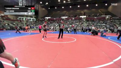 120 lbs Quarterfinal - Jed Grise, Pottsville Apache Youth Wrestling vs Logan Graham, Panther Youth Wrestling-CPR