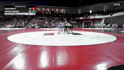 120 lbs Quarterfinals (8 Team) - Nash Neeley, DEER CREEK (ED) vs Jeffery Norton, SAND SPRINGS