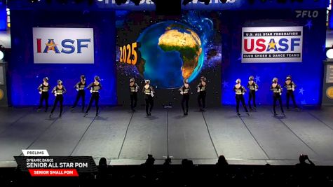 Dynamic Dance - Senior All Star Pom [2025 Senior Small Pom Prelims] 2025 The Dance Worlds