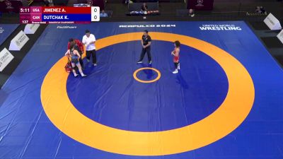 50 kg Bronze - Audre Jimenez, USA vs Katie Dutchak, CAN