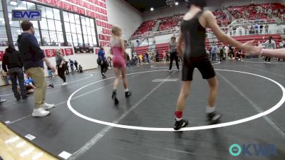 70 lbs Rr Rnd 2 - Mason Seymour, Yukon vs Avery Wagner, Choctaw Ironman Youth Wrestling