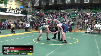 215 lbs Champ. Round 2 - Justin Jones, WHITMER vs Landen Newsome, TINORA