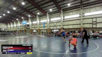 145 lbs Quarters & Wb (16 Team) - Micah Dunn, Hawaii 2 vs Paul Dyment, Alaska 1