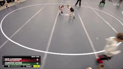 Champ. Round 1 - Harrison Sather, Lakeville Youth Wrestling Association vs Jack Luchsinger, New Prague Wrestling