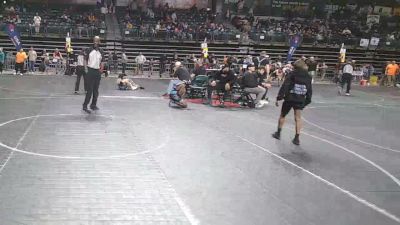 110 lbs Quarterfinal - Liam Anderson, Teaneck Wrestling vs Robert Thomas, Saddle Brook