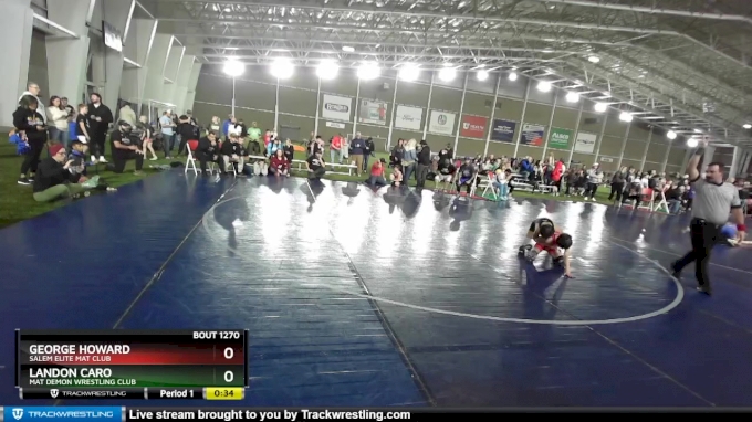 63 lbs Semifinal - George Howard, Salem Elite Mat Club vs Landon Caro ...