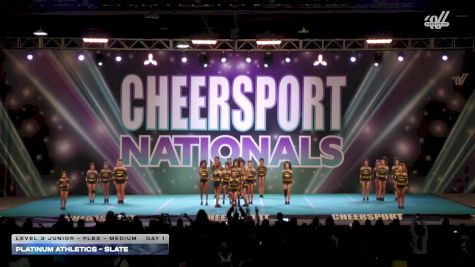 Platinum Athletics - Slate [2026 L3 Junior - Flex - Medium Day 1] 2026 CHEERSPORT National All Star Cheerleading Championship