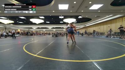 191 lbs 2nd Place - Shauna Anderson, East Idaho Elite vs Queen Moniz, Takedown Express