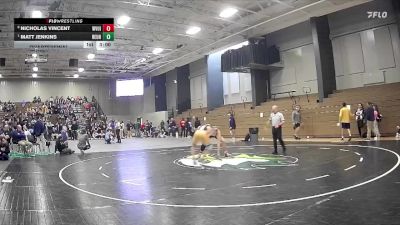 165 lbs Quarterfinal - Matt Jenkins, Reinhardt University vs Nicholas Vincent, West Virginia University Institute Of Technology