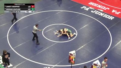 117 lbs Consi Of 32 #1 - Jarett Krupper, Ligonier Valley vs Brenan Leapline, Albert Gallatin