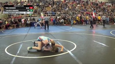 112 lbs Round 2 - Calista Binning, West Clermont vs Mia Skinner, Wilmington Ladies Freestyle Wr