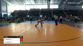 109 lbs Consolation - Pedro Mendoza, Tucson Cyclones vs Issac Ronquillo, Bakersfield Wrestling Club