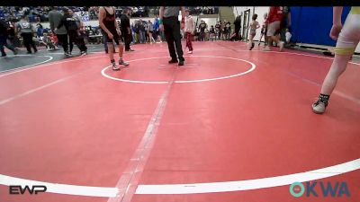 67-70 lbs Quarterfinal - Brentley Baucom, Salina Wrestling Club vs Dugan Allen, Barnsdall Youth Wrestling